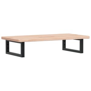 vidaXL Estante de lavabo de pared de acero y madera maciza de roble