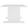 vidaXL Mesa de centro de madera contrachapada blanco 103,5x60x40 cm