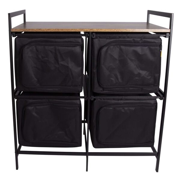 Bo-Camp Armario de cocina Lawton negro