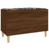 vidaXL Mueble discos madera contrachapada roble marrón 74,5x38x48 cm