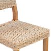 vidaXL Silla de comedor 2 pcs Natural 46 x 55 x 84 cm Rat&aacute;n Kubu