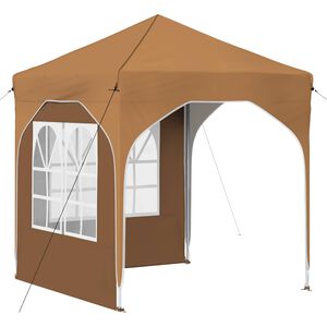 vidaXL Carpa Plegable para Fiestas 192 x 192 x 245 cm Beige