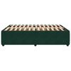 vidaXL Estructura cama sin colch&oacute;n terciopelo verde oscuro 160x200 cm
