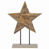 vidaXL Estrella de Navidad LED Marr&oacute;n 43,5 x 13,5 x 59 cm
