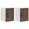 vidaXL Panel de lavaplatos Kalmar 2 pcs Roble Marr&oacute;n 30 x 31 x 40 cm