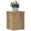 vidaXL Soportes de plantas 2 uds madera roble artisian 15x15x20 cm