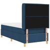 vidaXL Cama tipo Box Spring con colch&oacute;n con LED Azul 80 x 200 cm tela