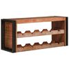 vidaXL Estante de Vino Marr&oacute;n 100 x 45 x 33 cm Madera reciclada maciza