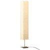 vidaXL L&aacute;mpara de pie con soporte de acero 170 cm beige