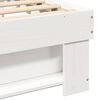 vidaXL Estructura de cama 135 x 190 cm Madera de pino macizo