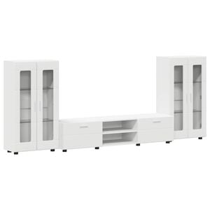 vidaXL Conjunto de mueble de TV FLORIN 3 pcs Madera de ingenier&iacute;a