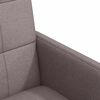 vidaXL Sillas de Comedor con Ruedas 2 pcs Taup&eacute; 58 x 65 x 94 cm tela