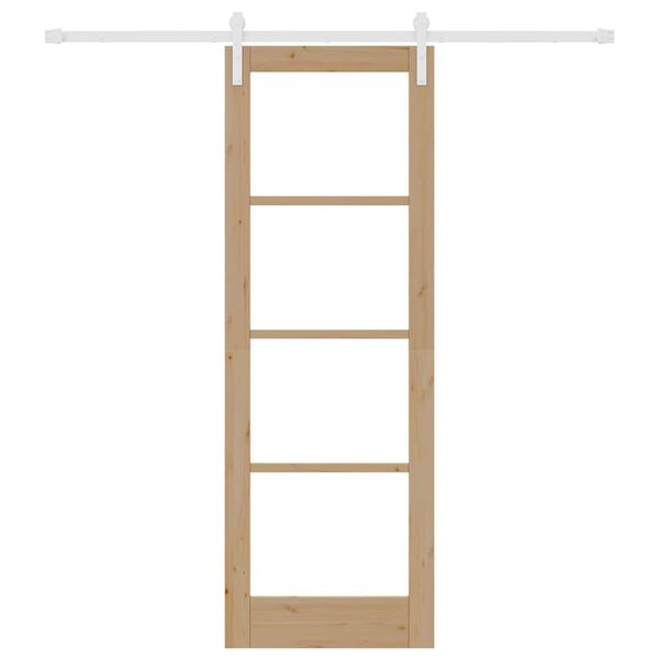 vidaXL Puerta Corredera ORKDAL Natural 73,5 x 211 cm