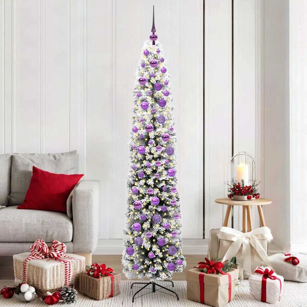 vidaXL Árbol de Navidad artificial Verde 180 cm PVC, Acero y Plástico