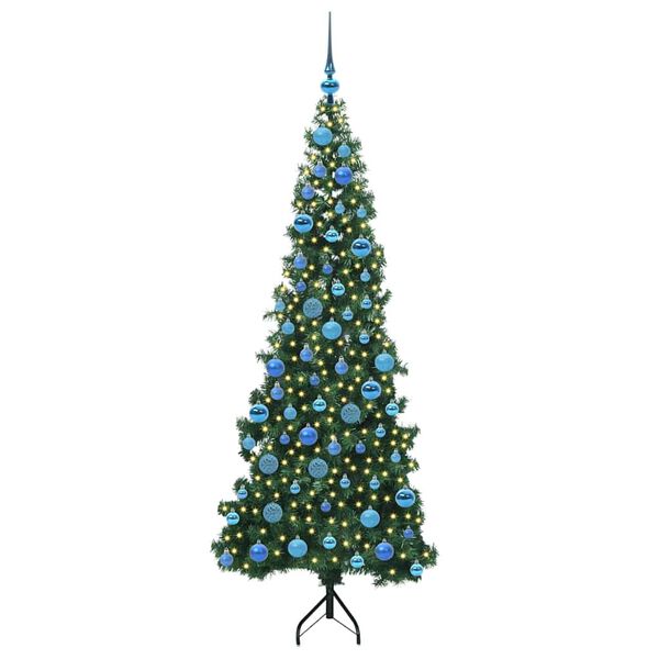 vidaXL &Aacute;rbol de Navidad Artificial de Esquina Verde 180 cm PVC y Metal