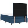 vidaXL Cama tipo Box Spring con colch&oacute;n Azul 120 x 200 cm tela