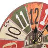 325173 vidaXL Wall Clock Multicolour 30 cm MDF