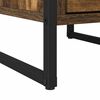 vidaXL Mesa de Noche Roble Humo 39,5 x 30 x 50 cm Madera contrachapada