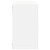 vidaXL Estantes cubo de pared 2 unidades blanco 26x15x26 cm