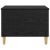 vidaXL Armario de Noche Roble Negro 60 x 44,5 x 45 cm