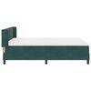 vidaXL Cama tipo Box Spring Verde oscuro 200 x 160 cm Terciopelo
