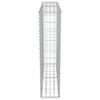 vidaXL Muro de gaviones con cubiertas acero galvanizado 100x20x100 cm