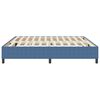 vidaXL Cama de plataforma Azul 200 x 200 cm tela
