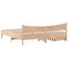 vidaXL Estructura de cama con cajones madera maciza de pino 200x200 cm