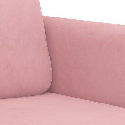 vidaXL Sillón de terciopelo rosa 60 cm
