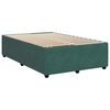 vidaXL Cama box spring con colch&oacute;n terciopelo verde oscuro 120x200 cm