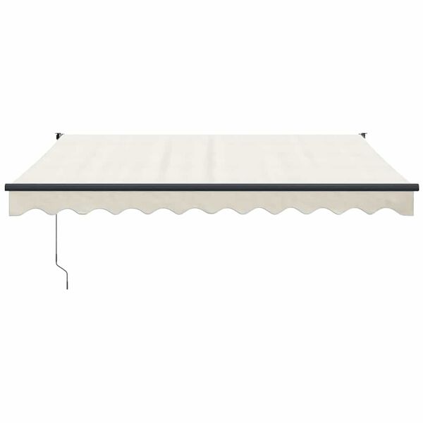 vidaXL Toldo retr&aacute;ctil autom&aacute;tico color crema 3x2,5 m