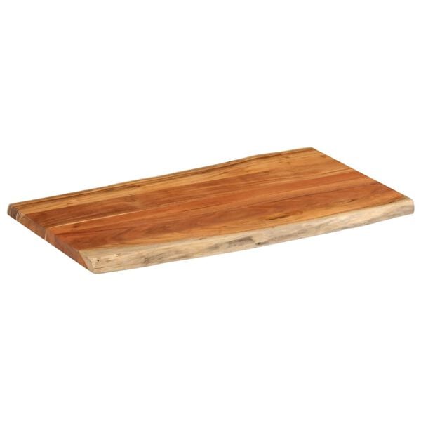 vidaXL Tablero de mesa rectangular borde natural acacia 100x60x3,8 cm