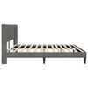vidaXL Estructura de cama Gris oscuro 180 x 200 cm Terciopelo