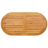 vidaXL Encimera Aceite Natural 110 x 55 x 2 cm Madera de Acacia S&oacute;lida