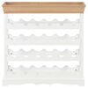 vidaXL Armario botellero MDF blanco 70x22,5x70,5 cm