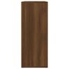 vidaXL Aparador de madera contrachapada marr&oacute;n roble 60x30x75 cm