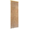 vidaXL Cortina de bamb&uacute; puerta contra insectos 56x185 cm