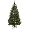 vidaXL &Aacute;rbol de Navidad artificial Verde 210 cm PVC y Metal