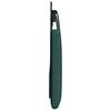 vidaXL Cabecera Colgante Liso Verde oscuro 190 x 55 x 5 cm tela