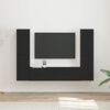 vidaXL Conjunto de mueble de TV 6 pcs Negro Madera de ingenier&iacute;a