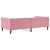 vidaXL Sof&aacute; cama terciopelo rosa 100x200 cm