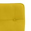 vidaXL Sillas de comedor 4 unidades terciopelo amarillo