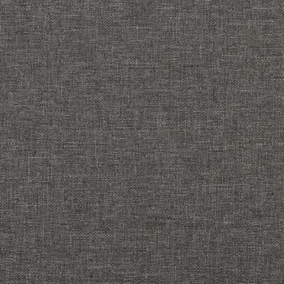 vidaXL Estructura de cama tela gris oscuro 180x200 cm