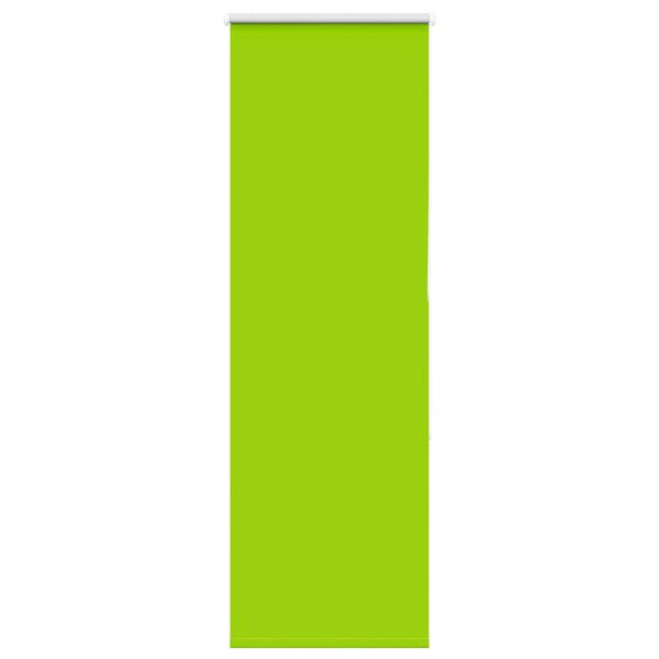 vidaXL Estor Enrollable Opaco hojas verde 55x150 cm Tela Ancho 50,7 cm