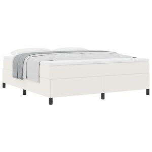 vidaXL Cama tipo Box Spring Crema 180 x 200 cm Tela de Pana