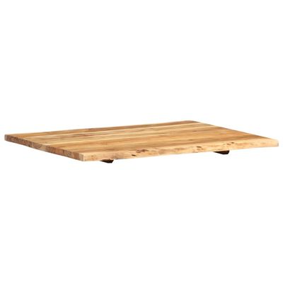 vidaXL Superficie de mesa de madera maciza de acacia 80x(50-60)x2,5 cm