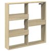 vidaXL Armario de pared madera de ingenier&iacute;a roble Sonoma 80x15x80 cm