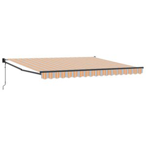 vidaXL Toldo Retr&aacute;ctil Manual Multicolor 400x300 cm tela