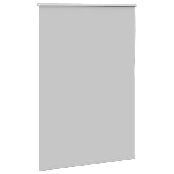 vidaXL Estor Enrollable Opaco gris claro 110x150 cm Tela Ancho 105,7cm