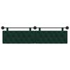 vidaXL Cabecera Colgante Verde oscuro 210 x 55 x 7 cm Terciopelo